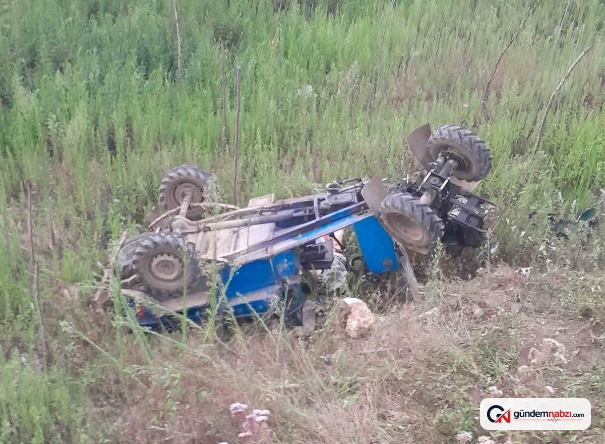 Ordu'da patpat devrildi, sürücü yaralandı