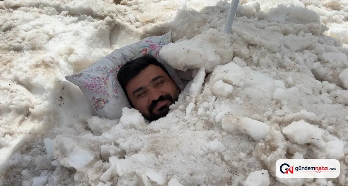 Erzincan'da Recep Sulu 3200 rakımda kara gömüldü