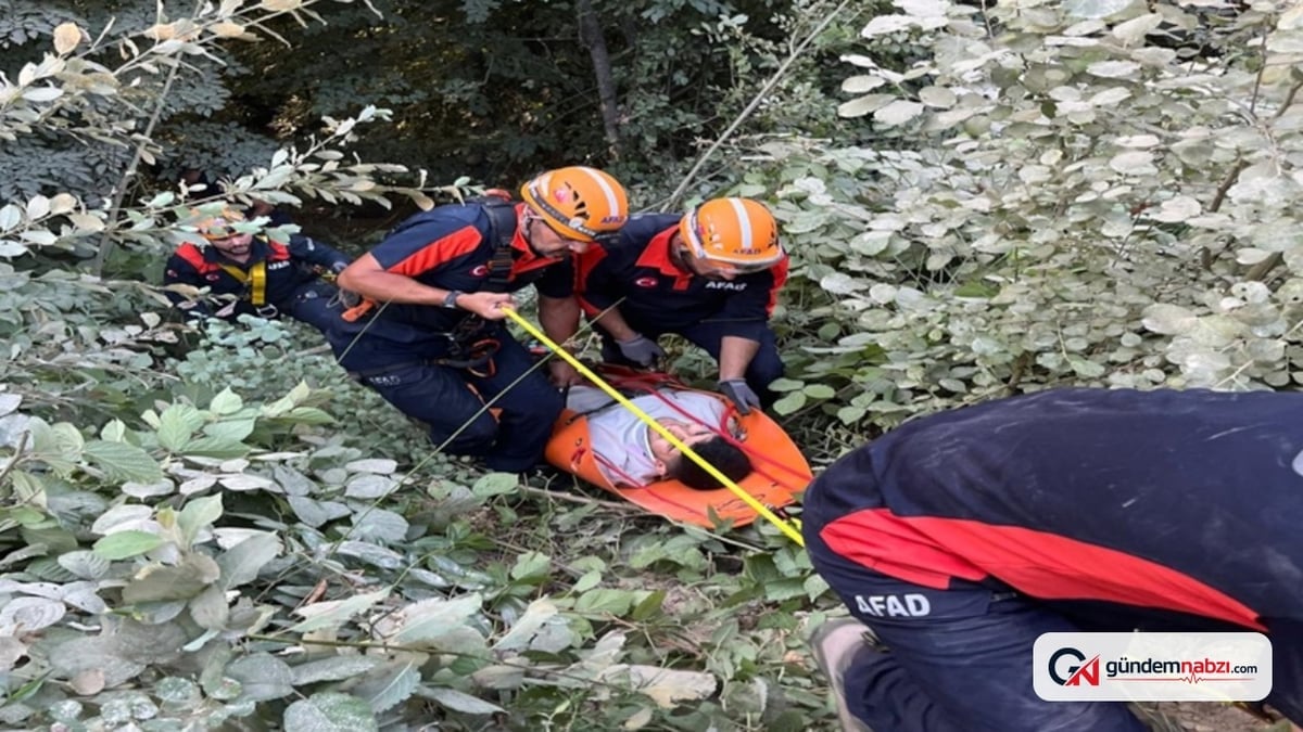 Sakarya'da 2 ATV çarpıştı, biri uçuruma yuvarlandı
