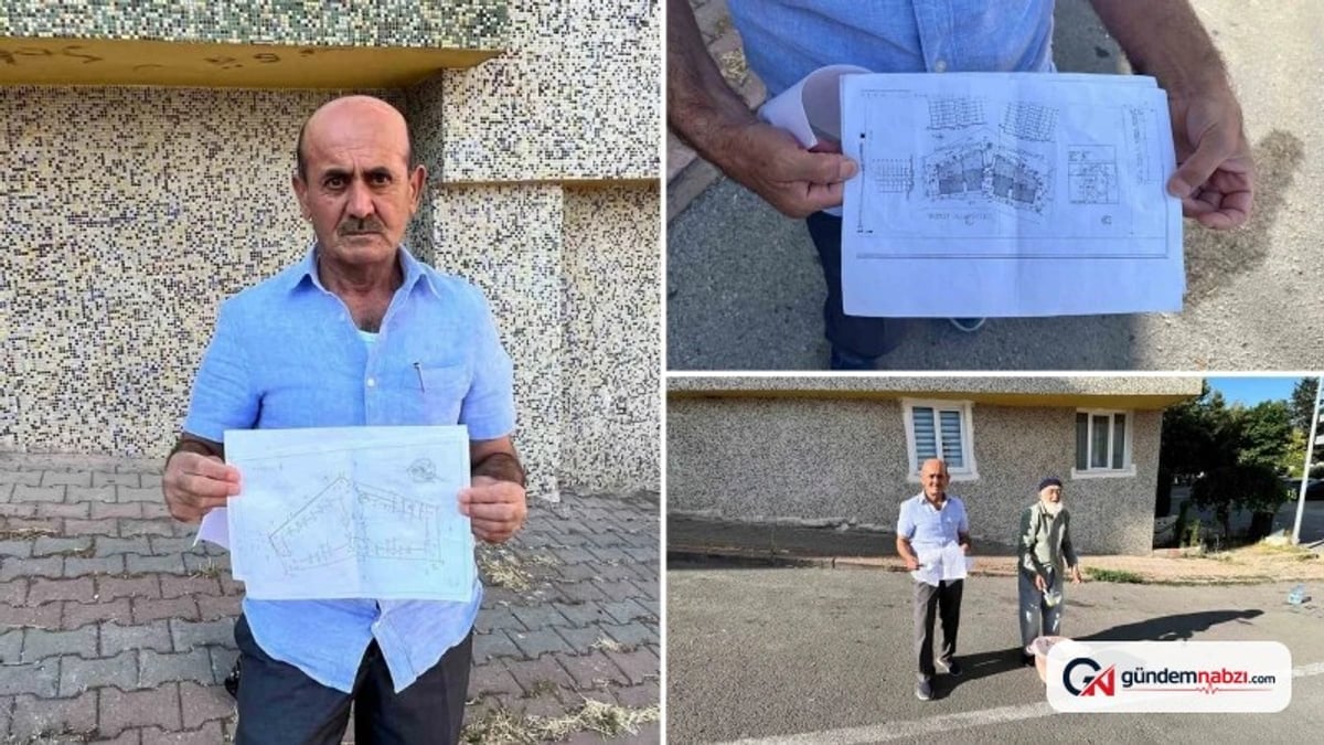 Sivas'ta apartman sakinleri kendi arazilerine yapılan yola çizgi çekti