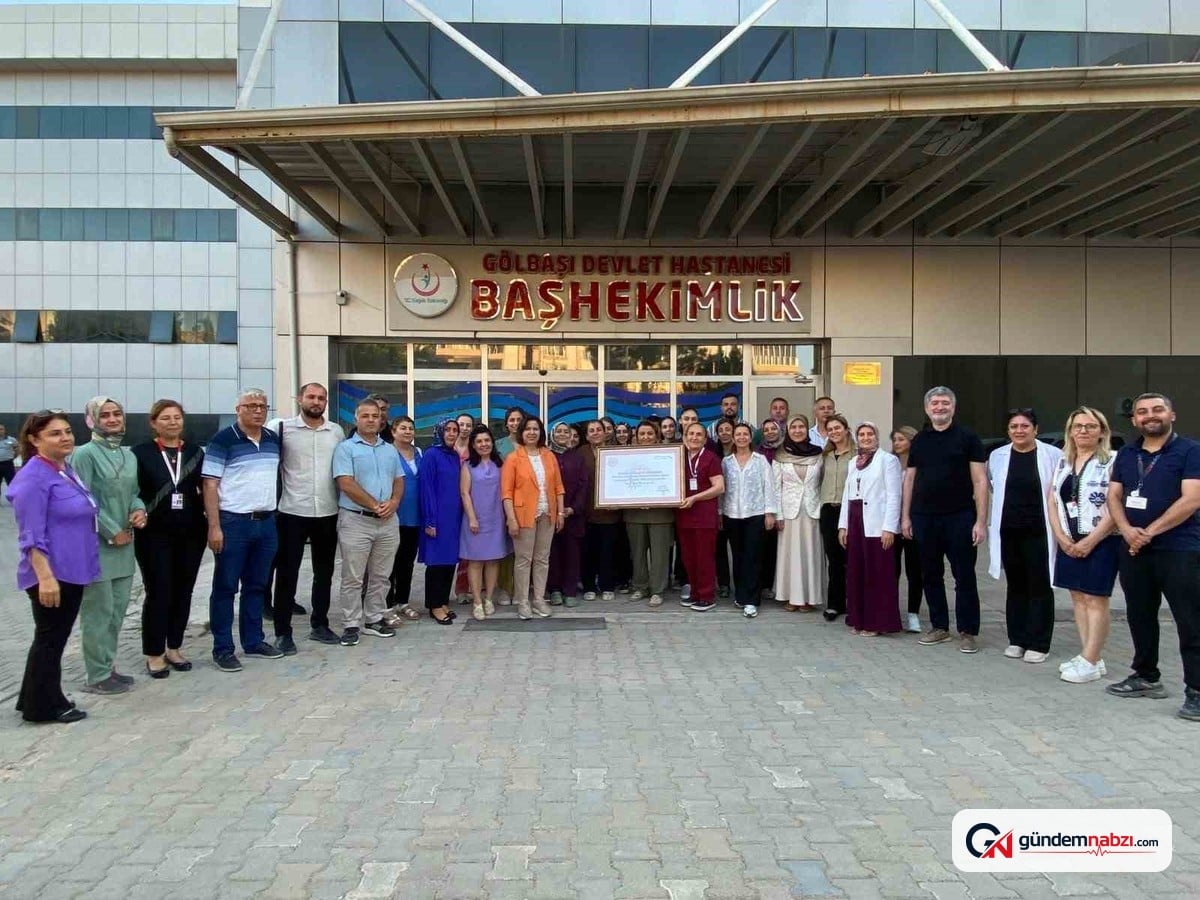 Adıyaman Gölbaşı Devlet Hastanesi 'Anne Dostu Hastane' unvanı aldı