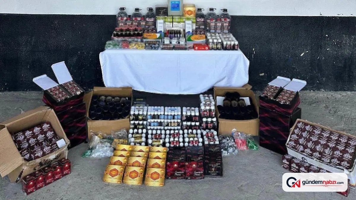 Aydın Söke'de kaçak alkol operasyonu: 4 milyon liralık ürün ele geçirildi
