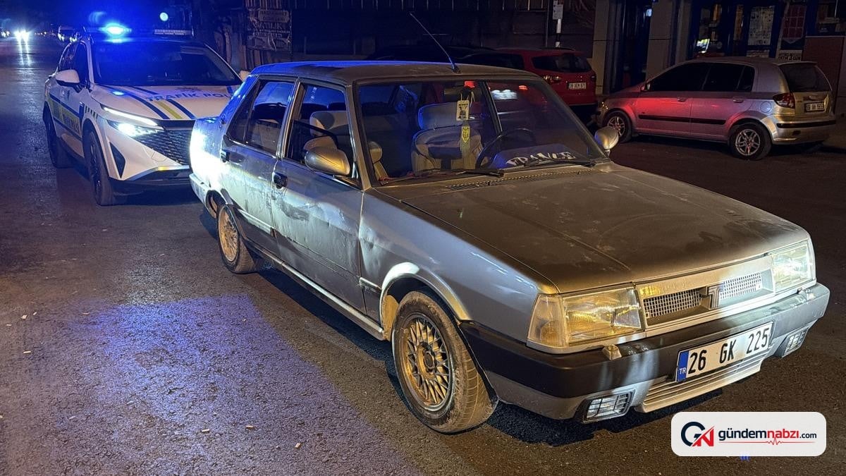 Eskişehir'de alkollü aday sürücüye 25 bin lira ceza