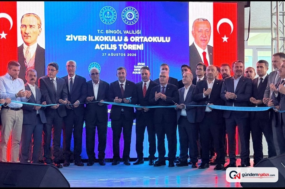 Bingöl'de Ziver İlkokulu ve Ortaokulu açıldı