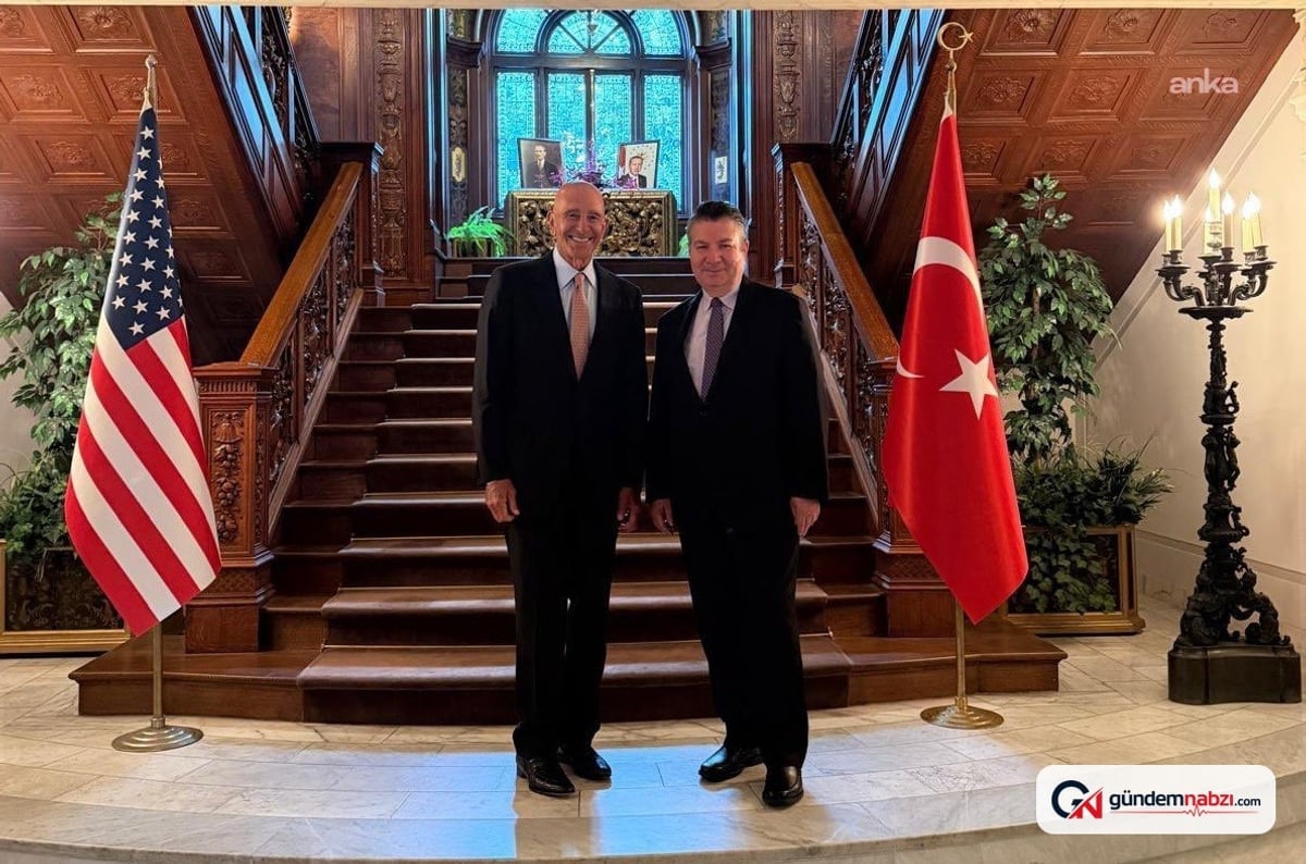 ABD Büyükelçisi Barrack ile Sedat Önal bir araya geldi