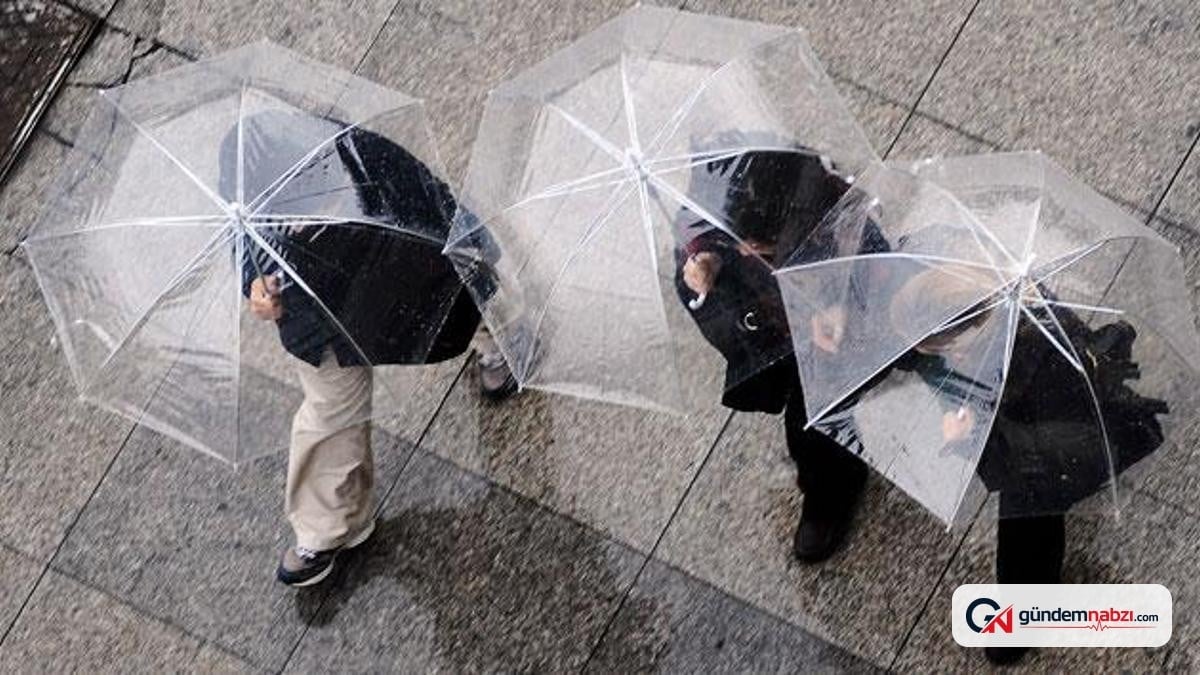 Meteoroloji'den 26 il için sarı ve turuncu kodlu uyarı: Sağanak ve fırtına geliyor