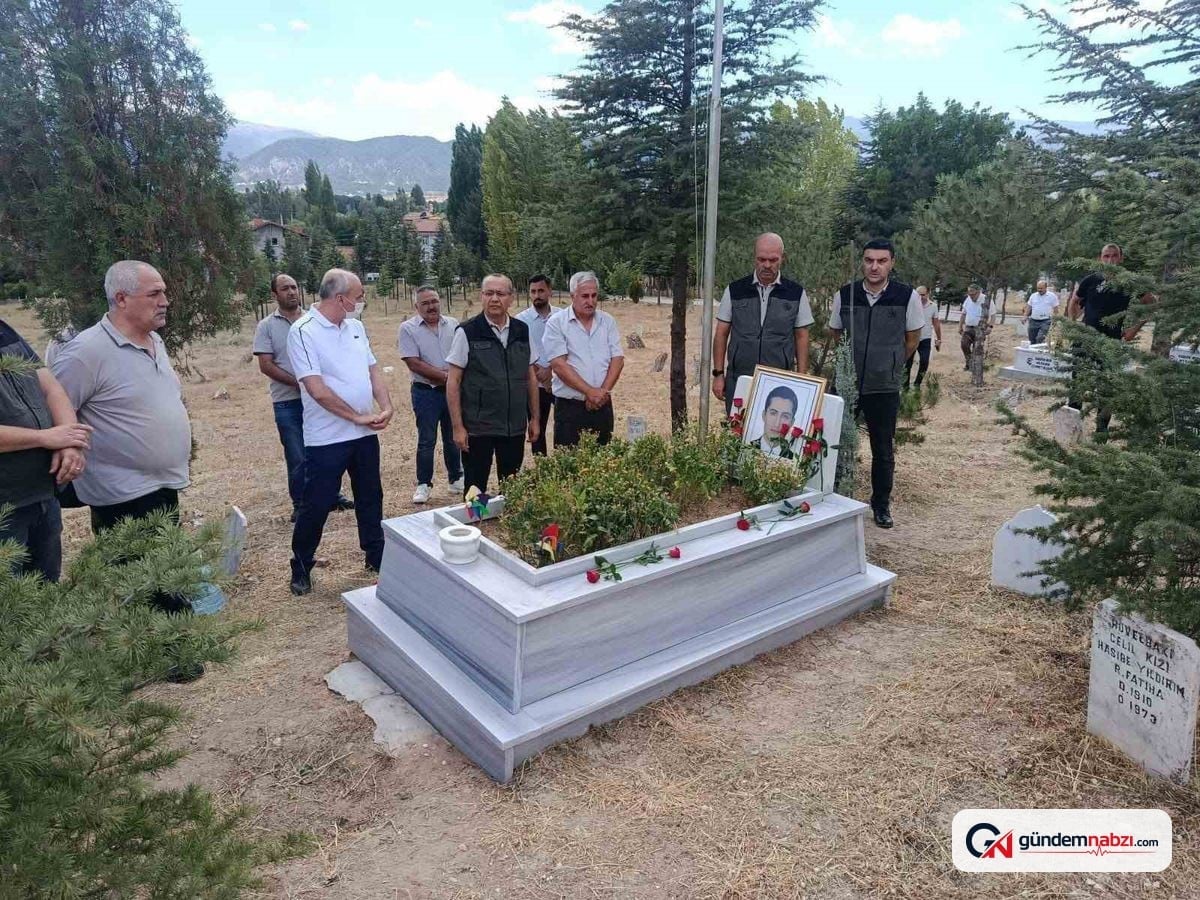 Kütahya'da şehit Orman Şefi Yıldırım dualarla anıldı