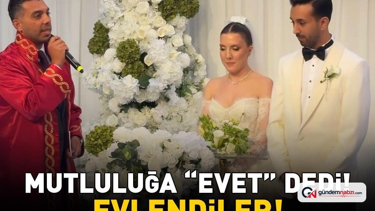 Dilara Kurtulmuş ve Umutcan Ekmez evlendi! Düğünden renkli kareler