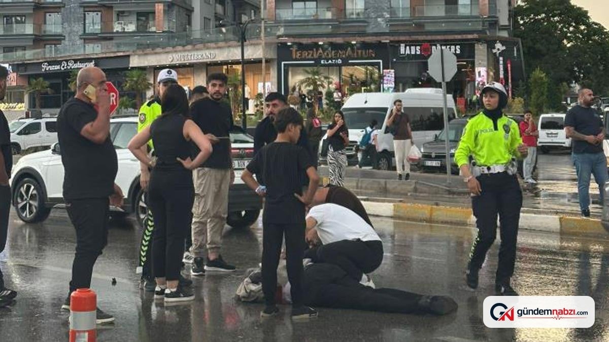 Elazığ'da otomobilin çarptığı yaya ağır yaralandı