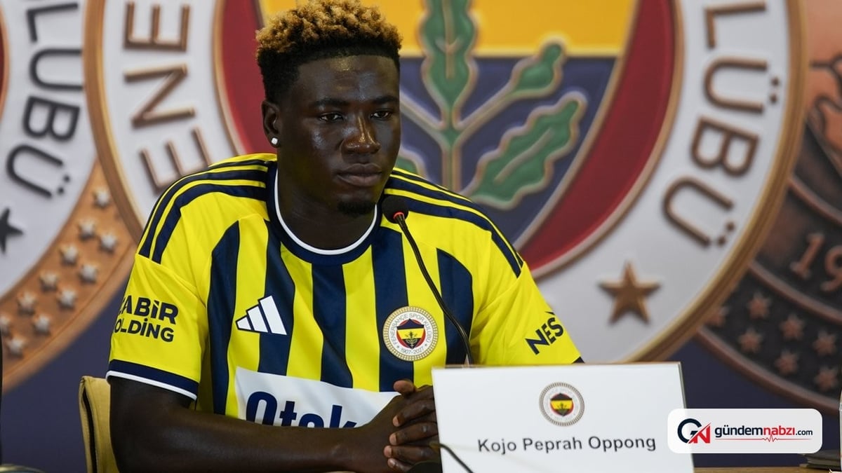 Fenerbahçe Kojo Peprah Oppong'u Samsunspor maçına götürdü
