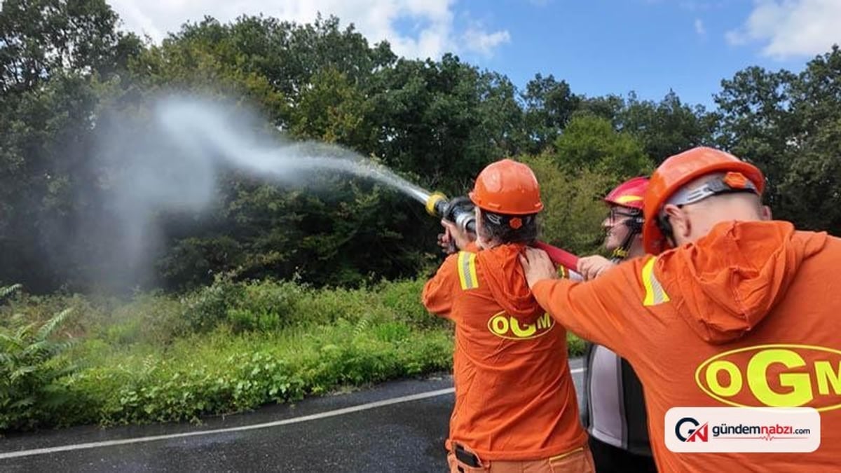 Gazetecilere orman yangınlarıyla mücadele eğitimi verildi