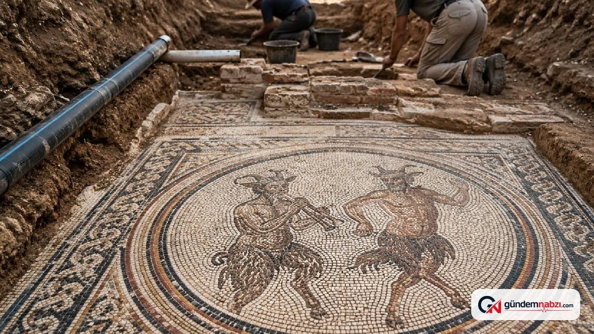 İşçiler, 2400 yıllık mozaik buldu