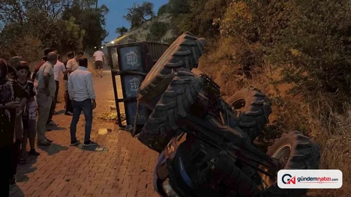 Siirt'te traktör devrildi, 5 kişi yaralandı