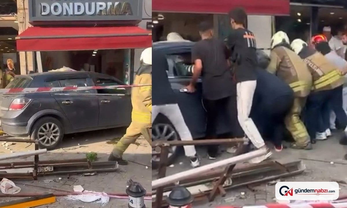 Beykoz'da otomobil yayaların arasına daldı, 6 yaralı