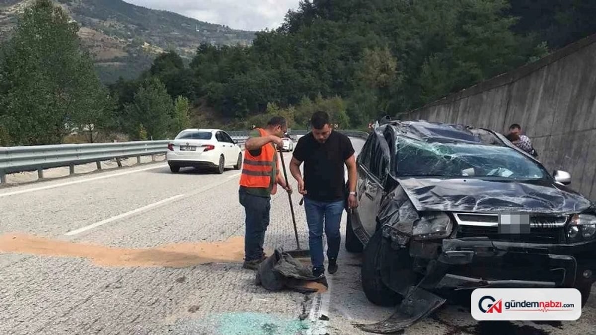 Zonguldak'ta iki ayrı trafik kazasında iki kişi yaralandı