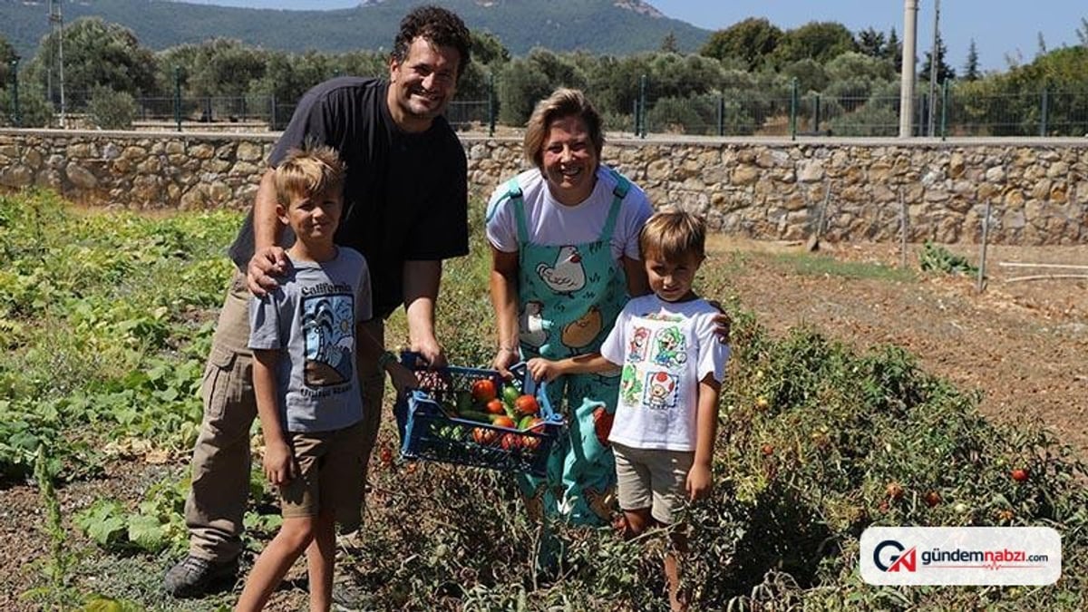 İzmirli Çift ikizleri için kurumsal işi bırakıp Foça'da çiftlik kurdu