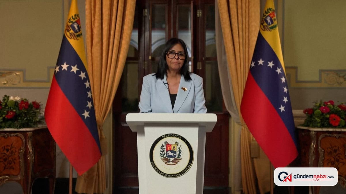 Delcy Rodriguez Venezuela'nın egemenliğini koruduğunu söyledi