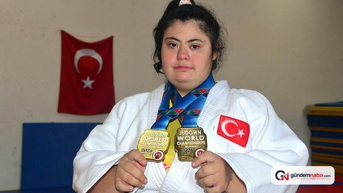 Down sendromlu Zeynep Sude Judo dünyasında şampiyon oldu