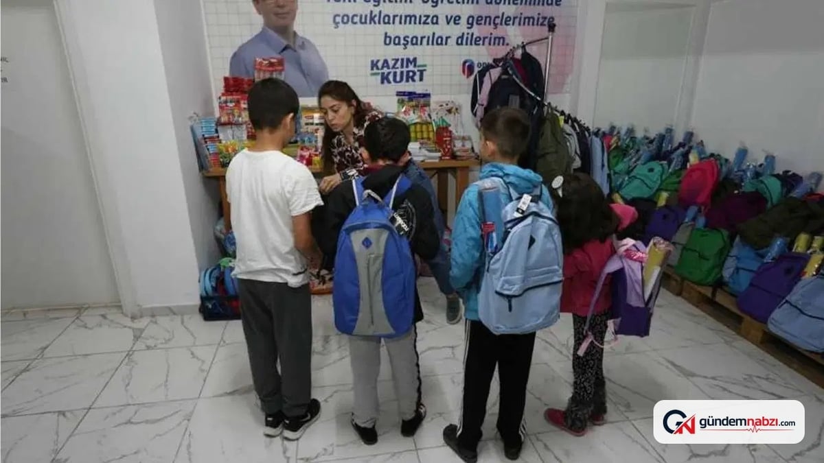 Odunpazarı'nda 'okul çantamı birlikte dolduralım' kampanyası başlatıldı
