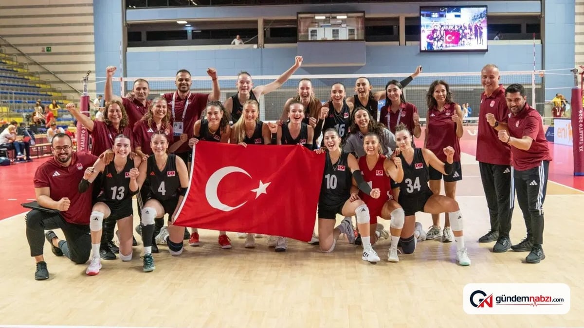 Kadın Milli Voleybol Takımı Akdeniz Oyunları'nda altın madalya kazandı