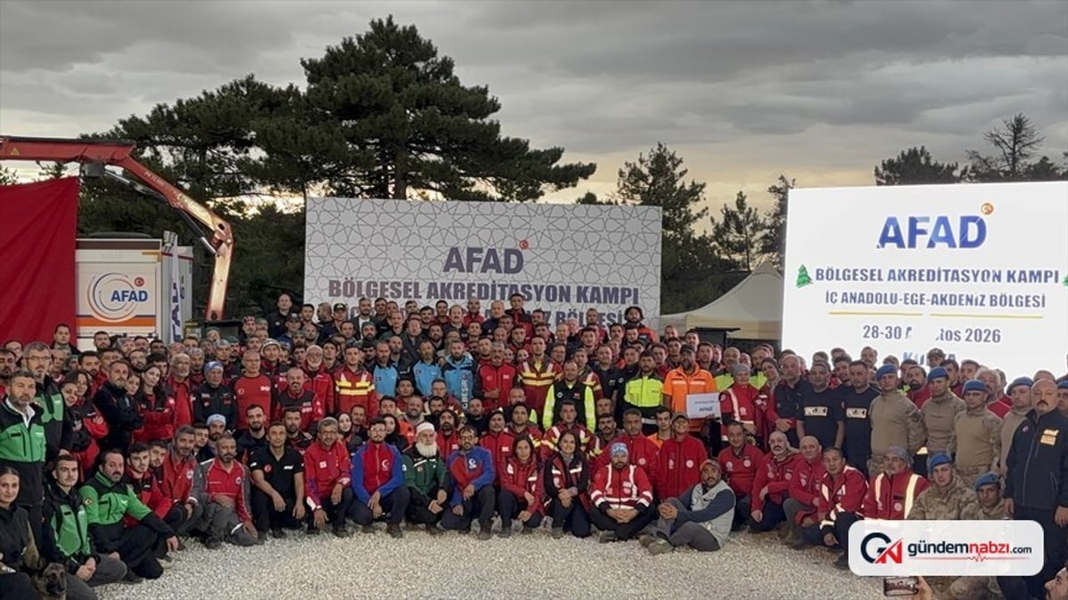 AFAD, akreditasyon kamplarıyla 636 ekibi güçlendirdi