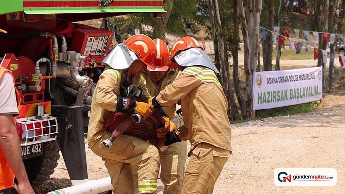 Yeşil Doğa Adana yangın tatbikatını yayınladı