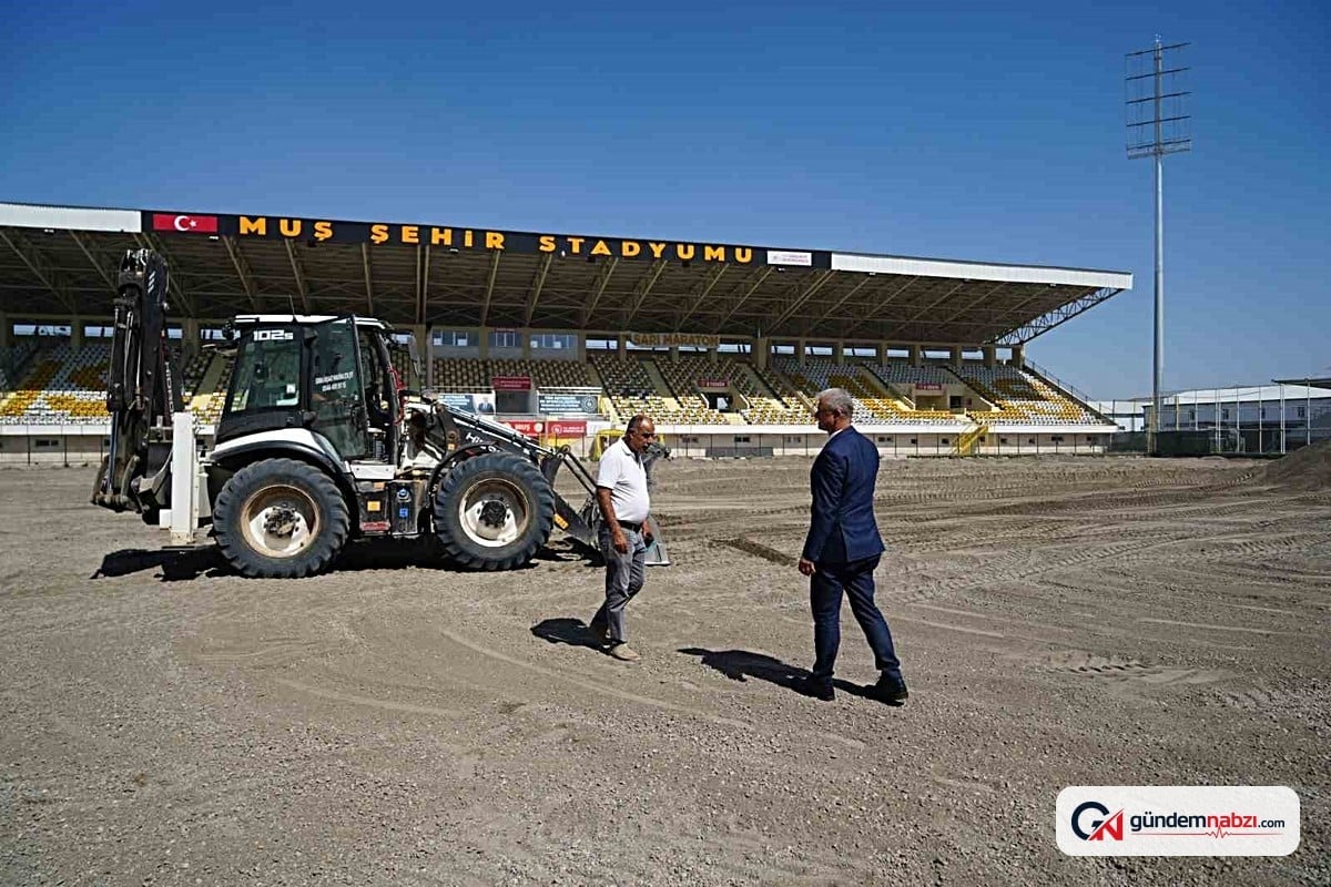 Muş şehir Stadı'na 59 milyon liralık yenileme