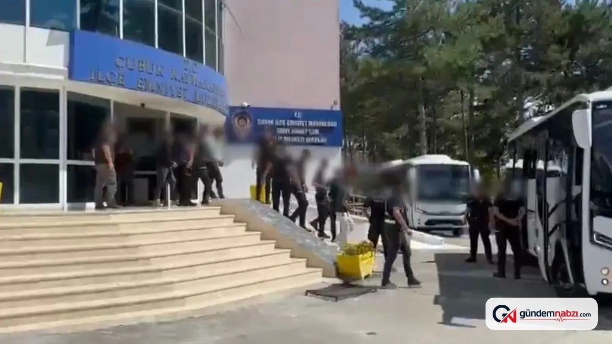 Ankara Çubuk'ta sosyal medya üzerinden uygulama noktalarını paylaşan 36 kişi yakalandı