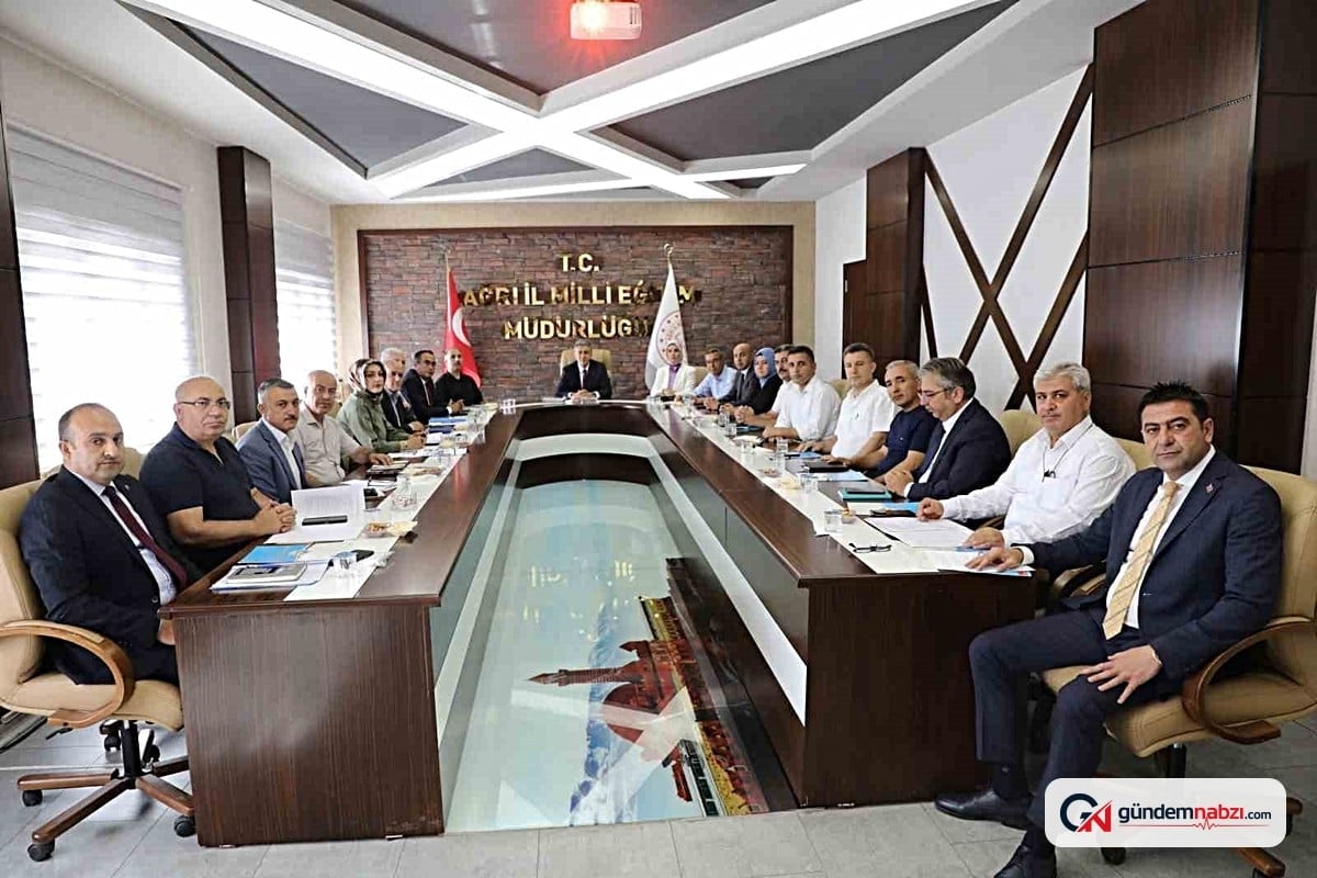 Ağrı'da 2026-2027 eğitim yılı hazırlıkları masaya yatırıldı