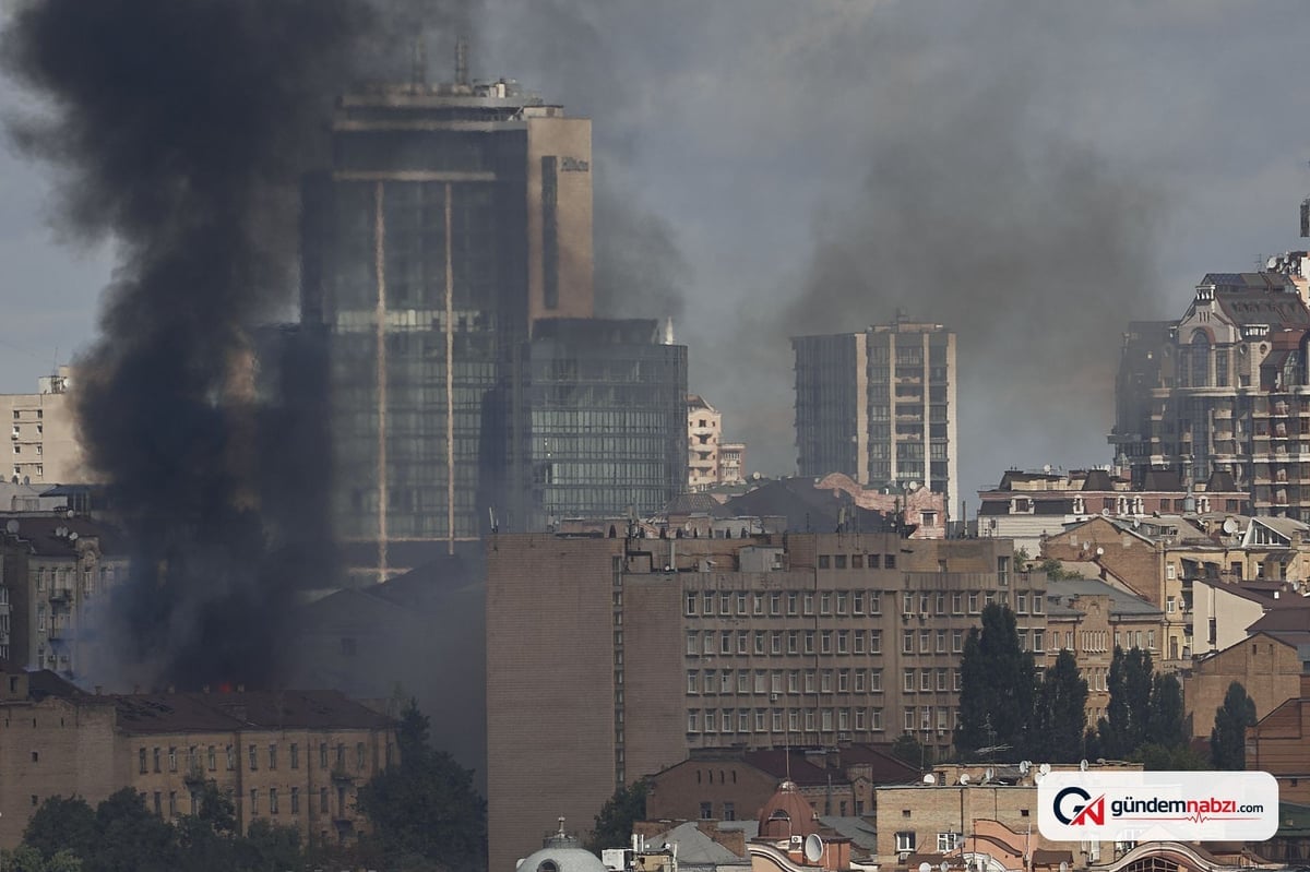 Rus droneleri Kiev'i vurdu, en az 7 kişi yaralandı