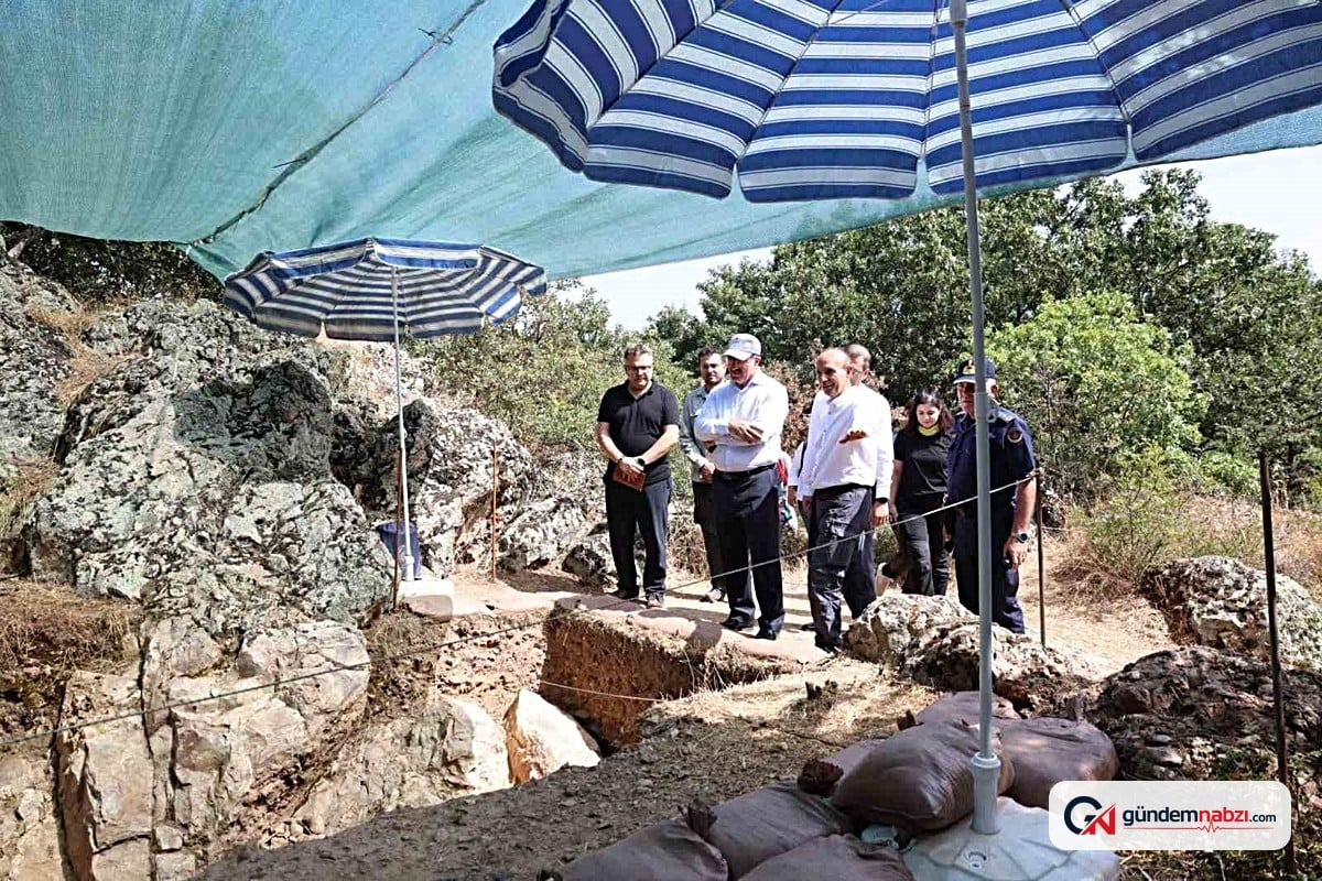 Vali Toraman İnkaya Mağarası kazı alanını inceledi