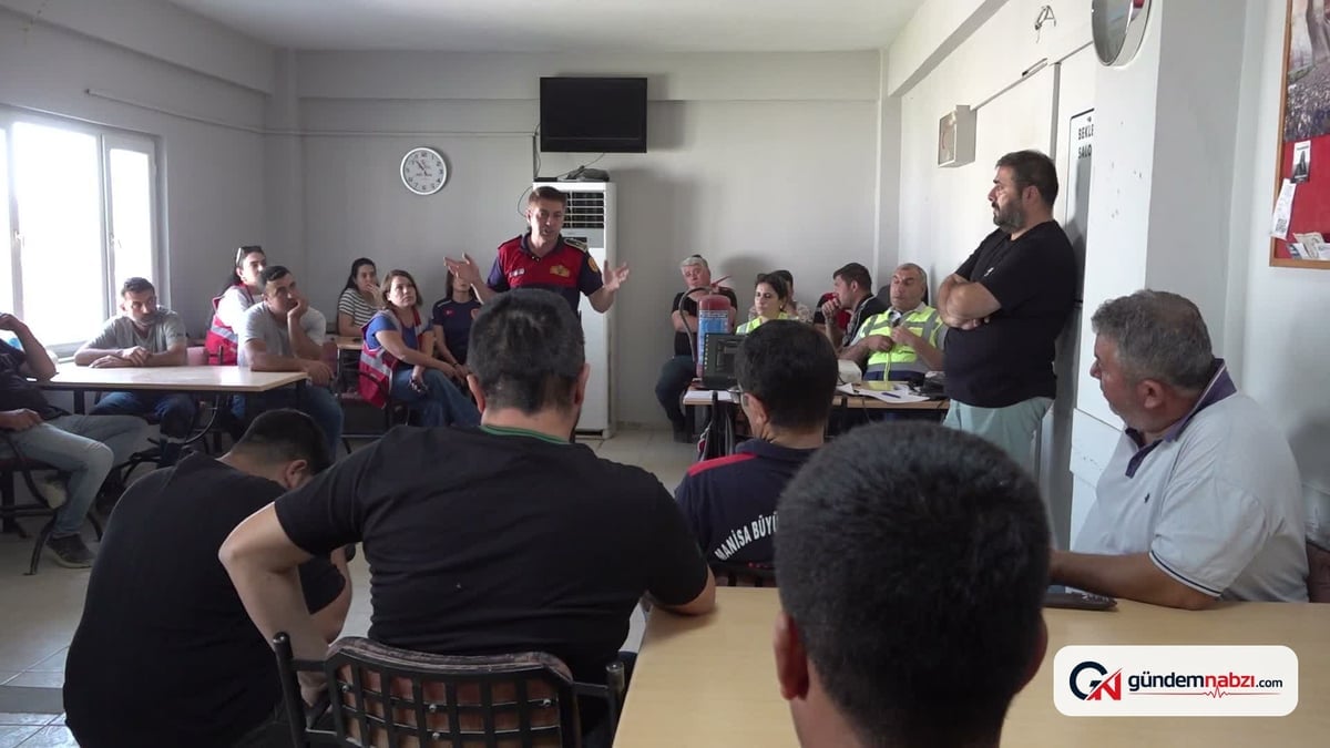 Manisa Büyükşehir Belediyesi'nde iş sağlığı ve güvenliği eğitimleri başladı