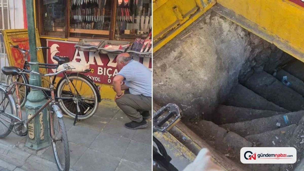 Eskişehir'de bodrum kata düşen yaşlı adam yaralandı