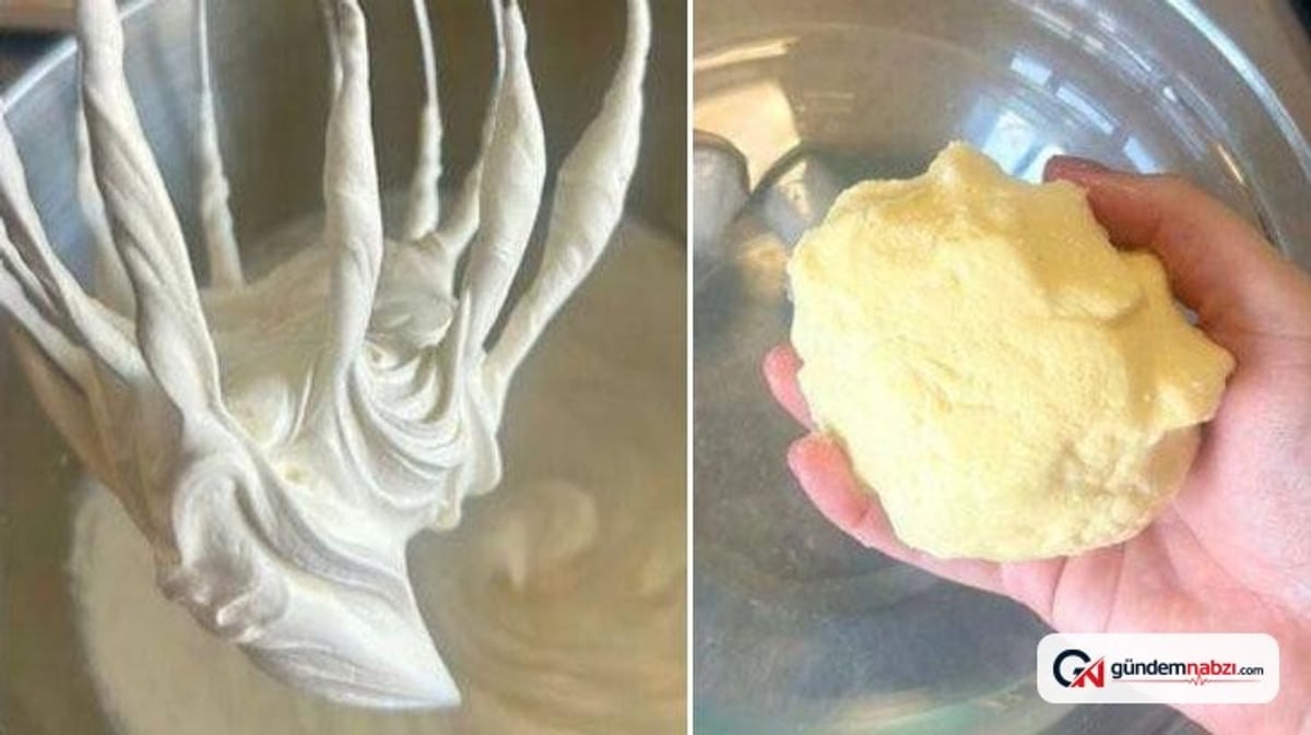 300 ml krema ile evde tereyağı yapmak 10 dakikada bitiyor
