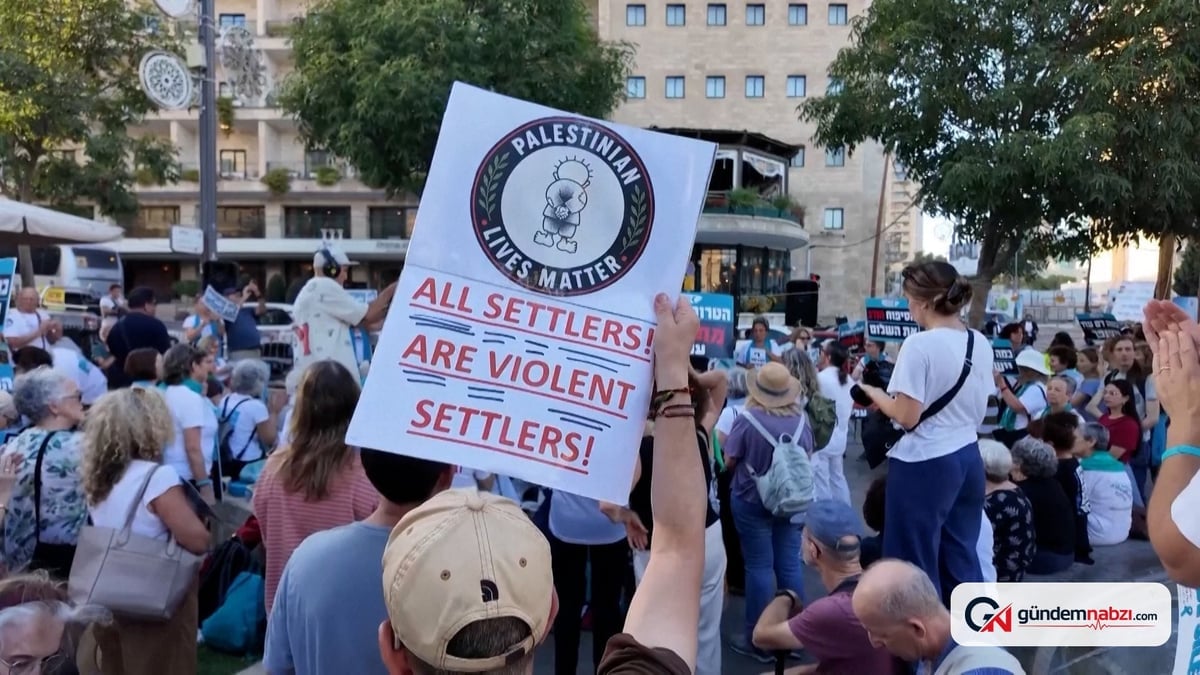 İsrail'de protestocular yerleşimci şiddetine son verilmesini istedi