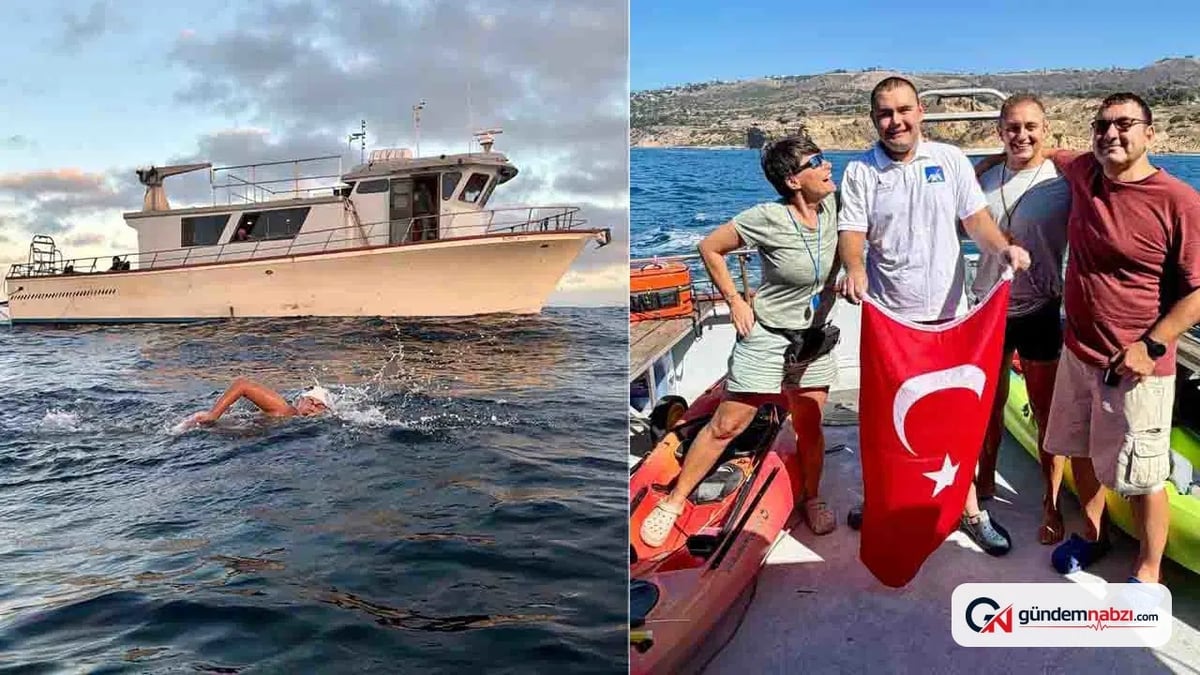 Tuna Tunca Catalina Kanalı'nı 11 saatte geçti