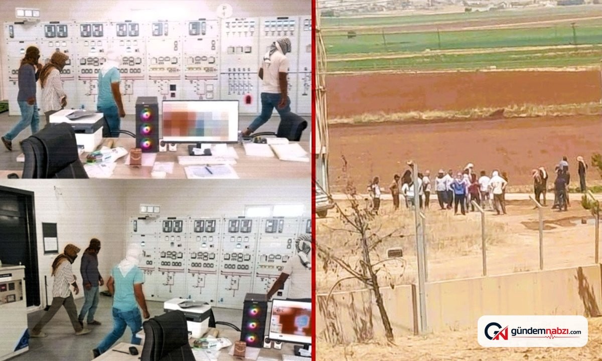 Şanlıurfa'da yüzleri puşili grup trafo merkezini bastı
