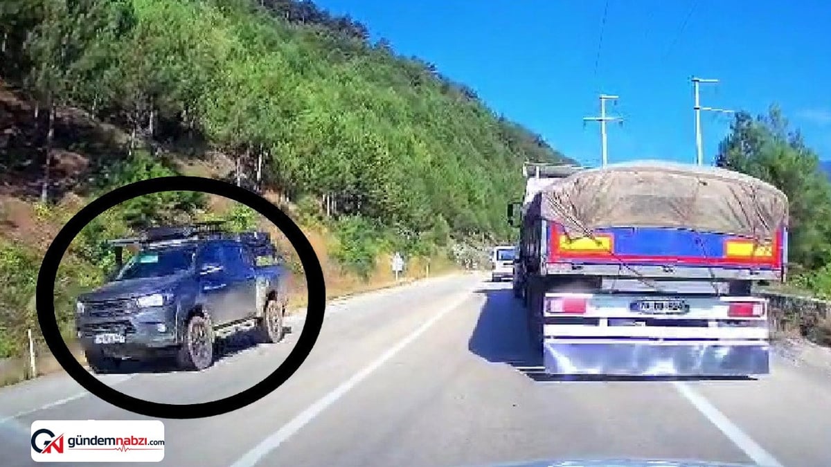Karabük'te hatalı sollama