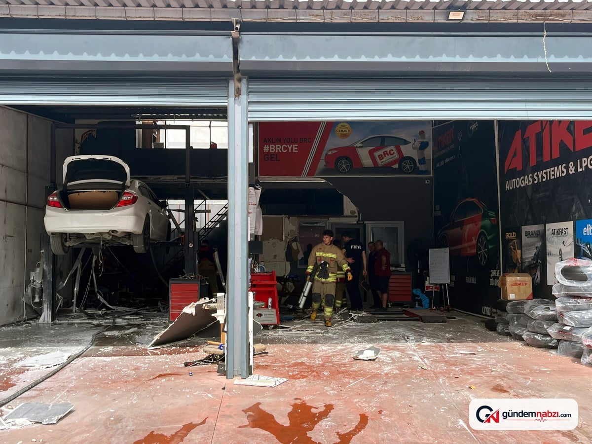Edirne'de Sanayi sitesindeki tamirhanede patlama: 2 yaralı