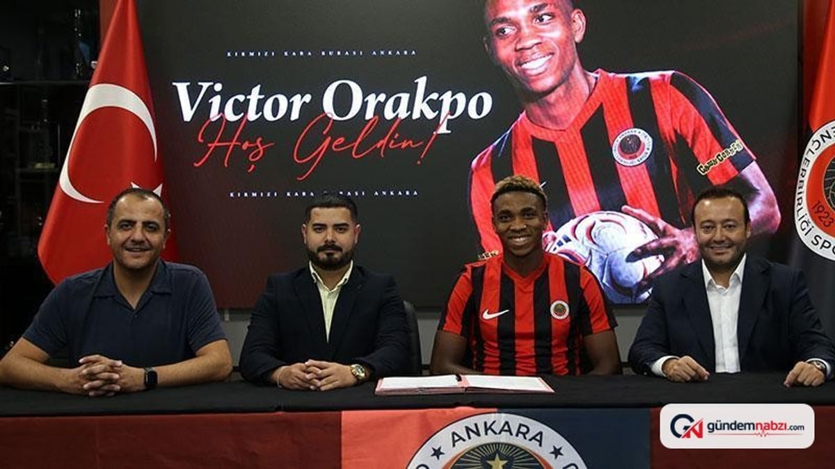 Gençlerbirliği, Victor Orakpo'yu kiralık olarak kadrosuna kattı