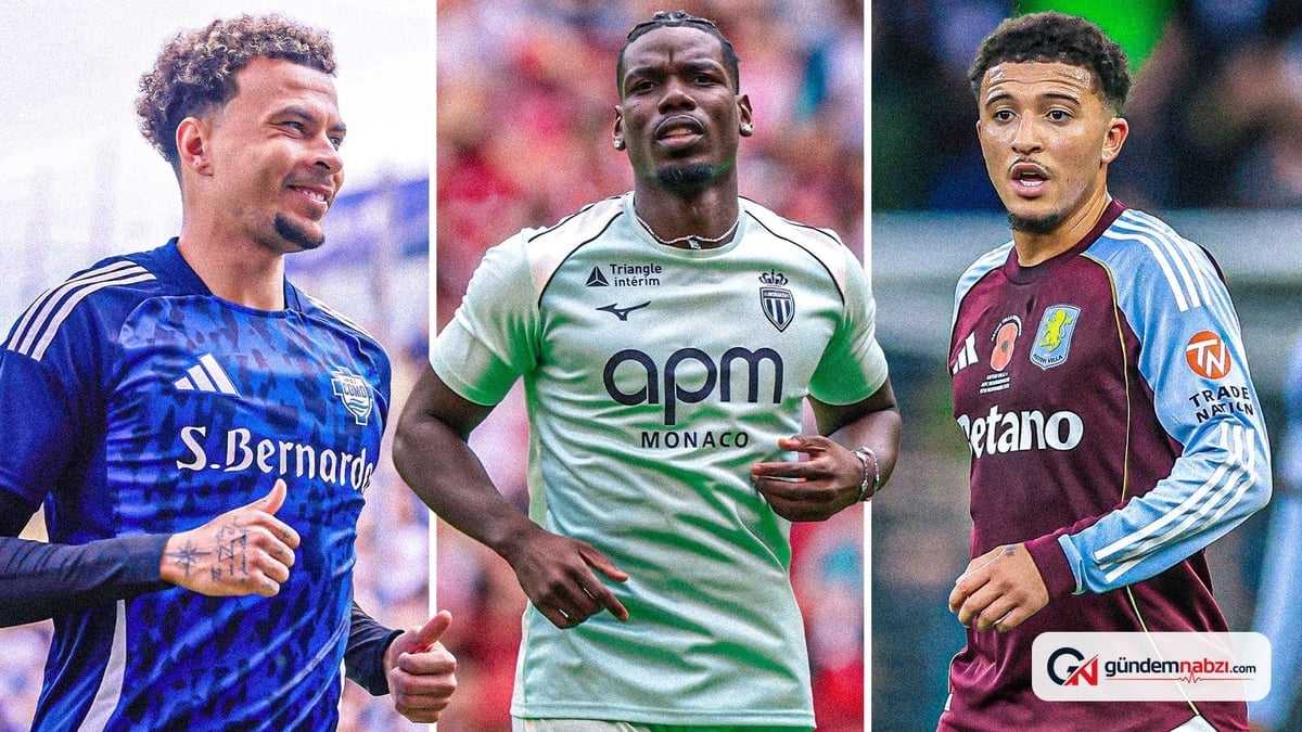 Serbest kalan yıldızlar: Sancho, Pogba ve Alli listede