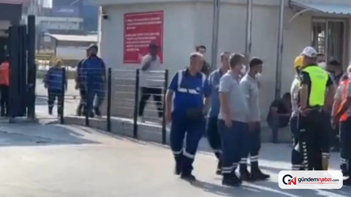 Mersin Limanı'nda gaz sızıntısı: Yaklaşık 20 işçi zehirlendi
