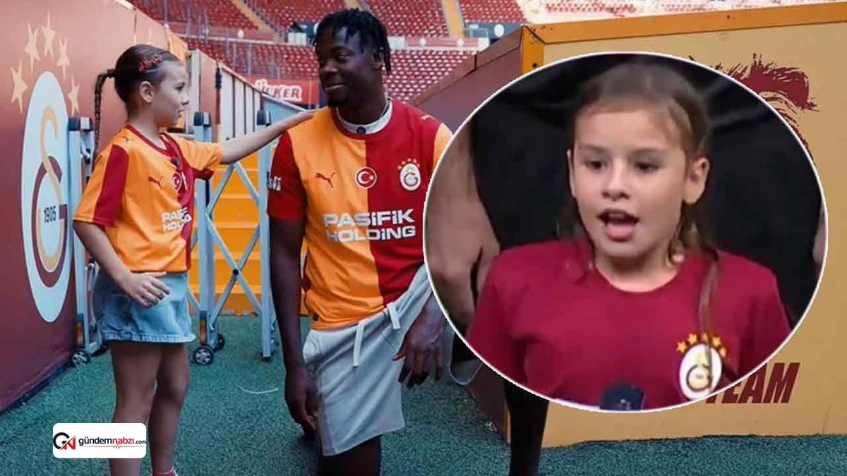 Galatasaray’ın transfer klibinde minik taraftar dikkat çekti