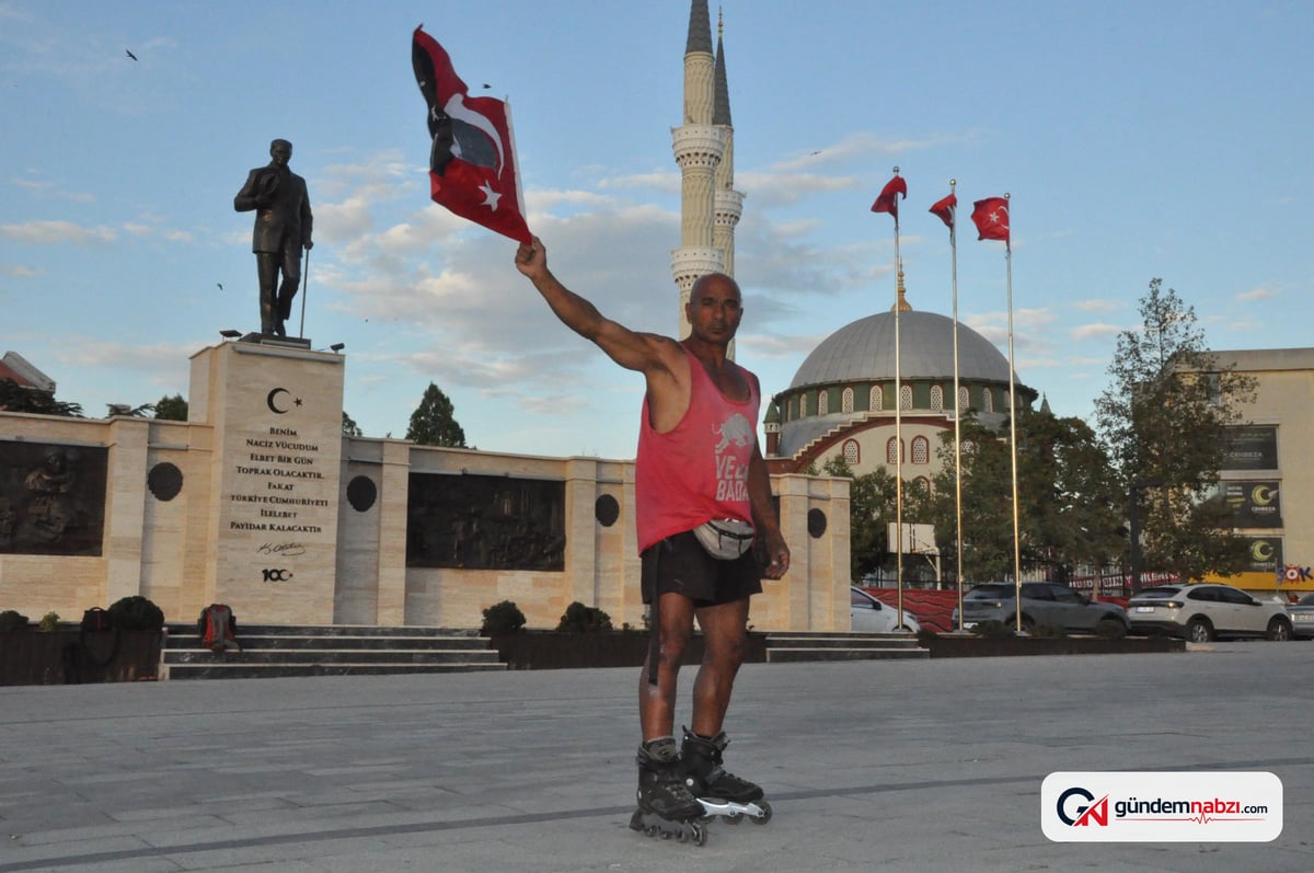 Murat Sağlam 10 ülkeyi geçip Türkiye'ye ulaştı