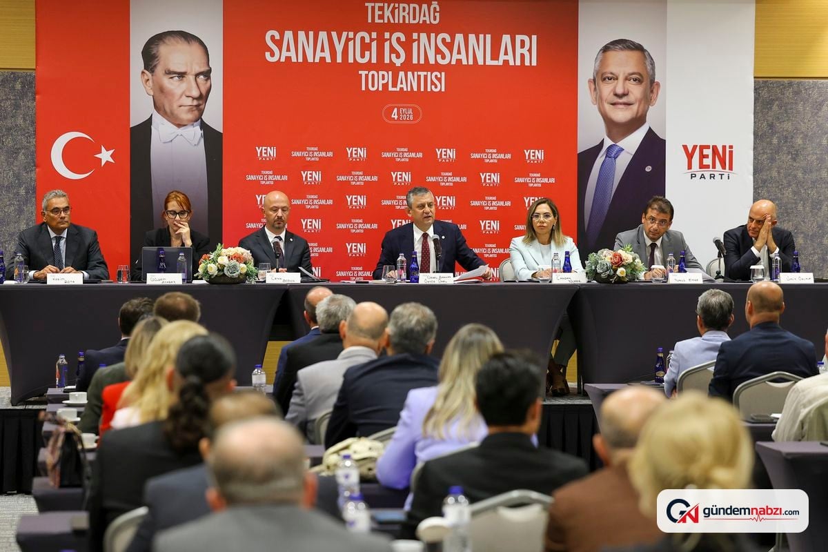 Özgür Özel Tekirdağlı iş insanlarıyla buluştu