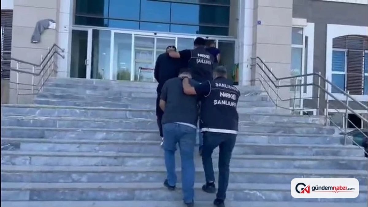 Şanlıurfa'da 9 kilo 550 gram skunk ele geçirildi, 4 kişi tutuklandı