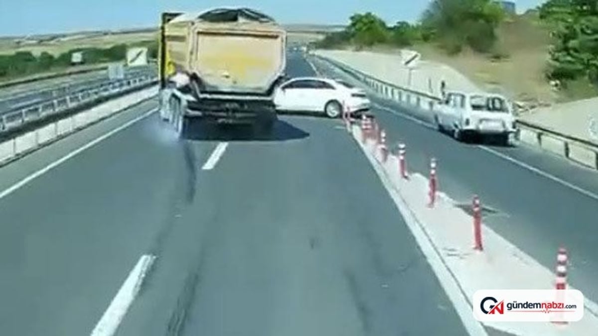 TIR şoförünün dikkati faciayı önledi