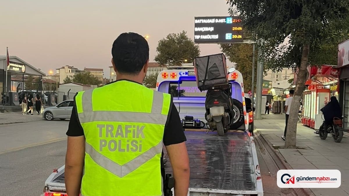 Malatya'da Taksi şoförü ile kurye arasında kavga