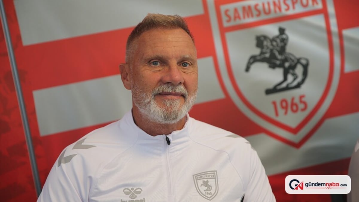 Samsunspor Teknik Direktörü Fink'ten transfer ve maç açıklaması