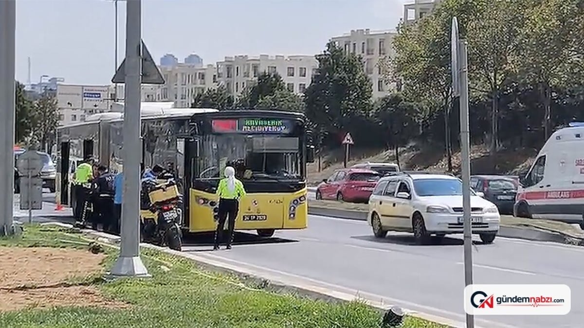 İstanbul Sultangazi'de İETT otobüsü yayaya çarptı
